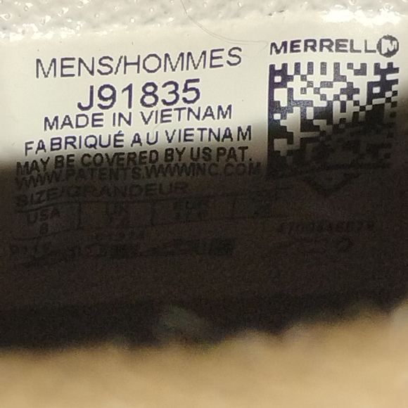 Merrell Moab Adventure Brown Leather Slip On Trail Shoes Mens Size 8 - Picture 11 of 11